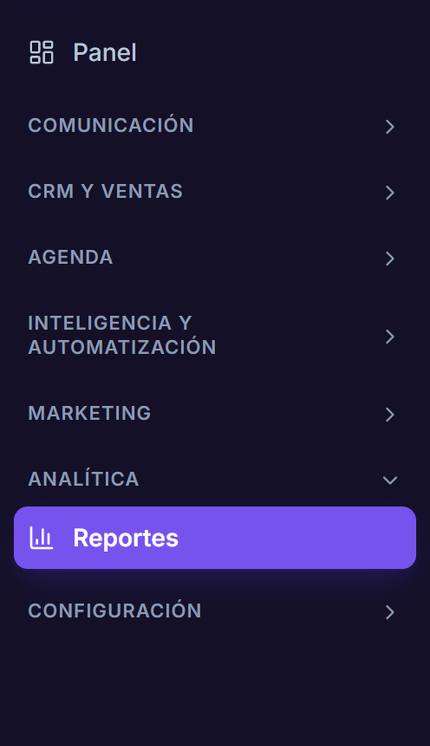 Mapa de módulos de Agency OS: las áreas en las que está dividido el espacio de trabajo.